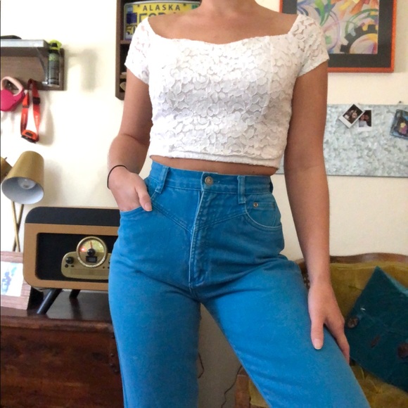 rocky mountain Denim - Unique High Waisted Mom Jeans